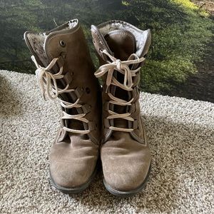 Josef Siebel Suede Boots with Fur